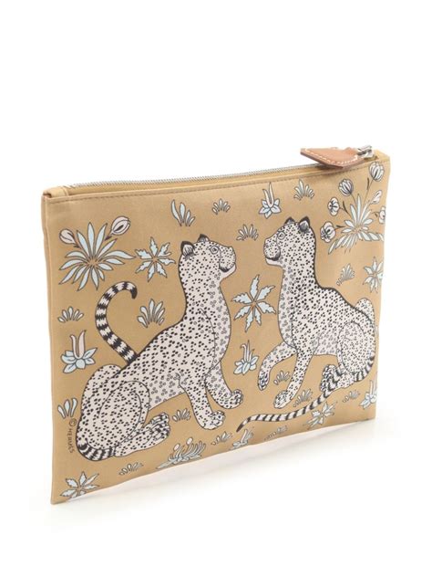 hermes silk pouch